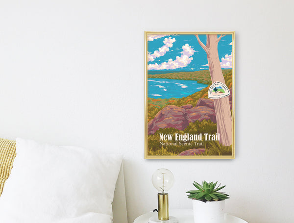 New England Trail Travel Poster
