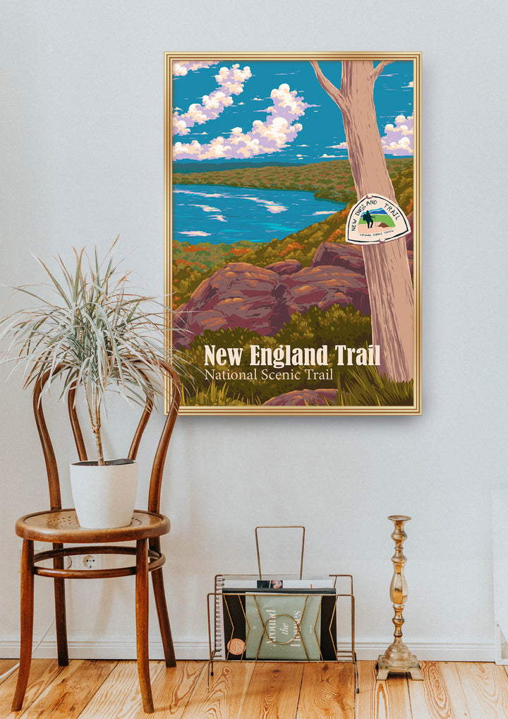 New England Trail Travel Poster