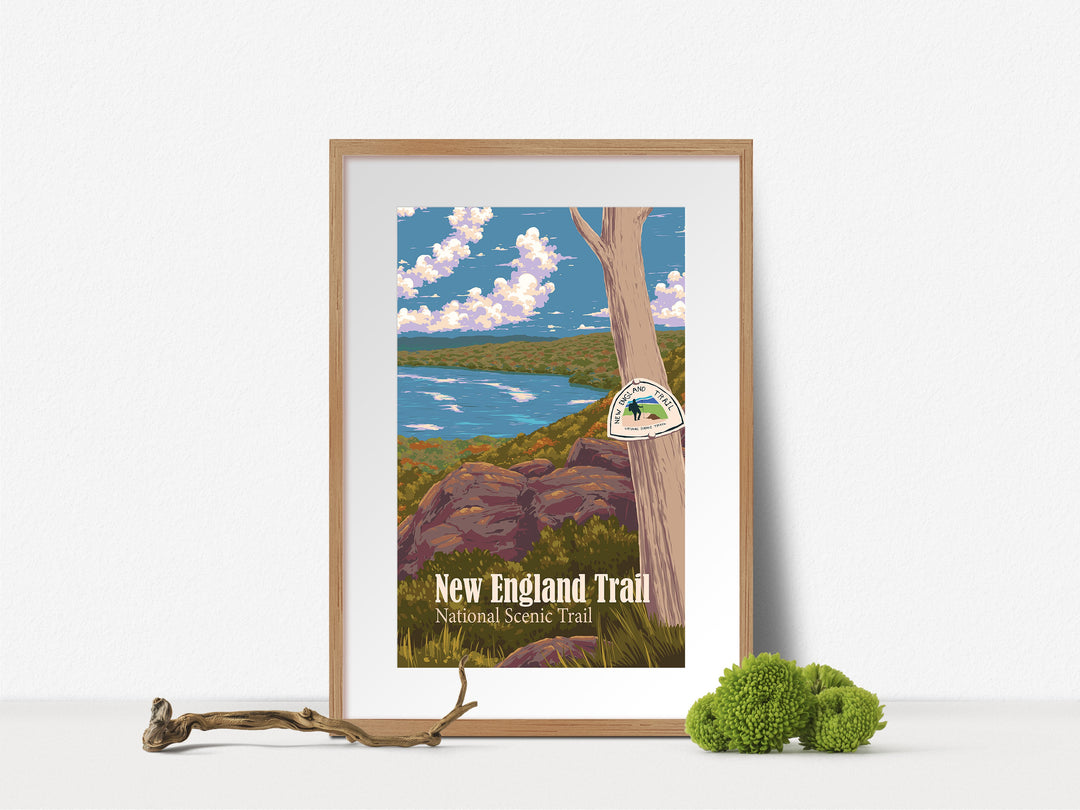 New England Trail Travel Poster