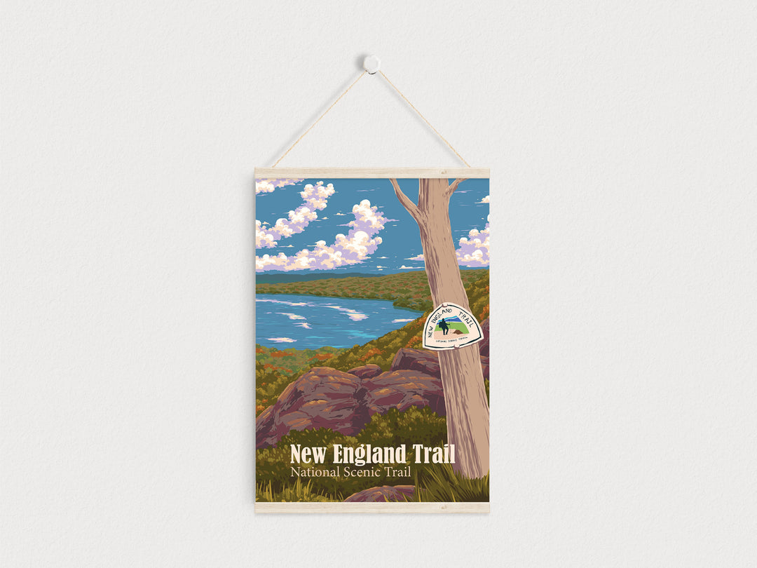 New England Trail Travel Poster