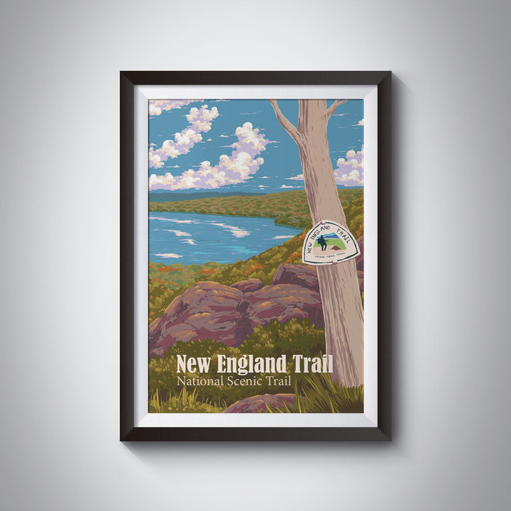 New England Trail Travel Poster