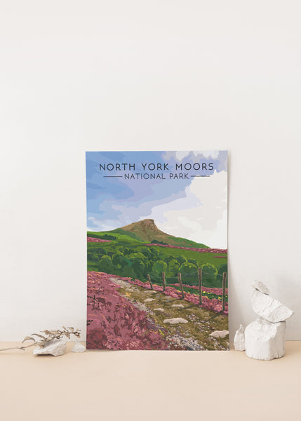 North York Moors National Park Travel Poster