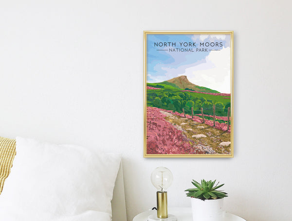 North York Moors National Park Travel Poster