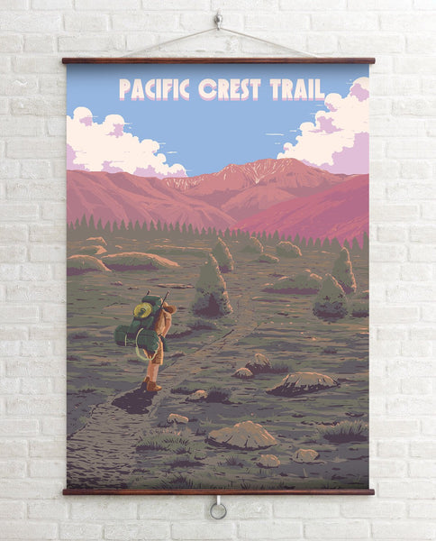 Pacific Crest Trail Travel Poster