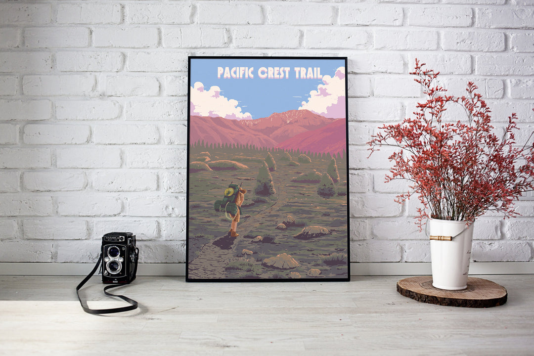 Pacific Crest Trail Travel Poster