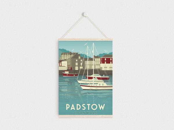 Padstow Cornwall Travel Poster
