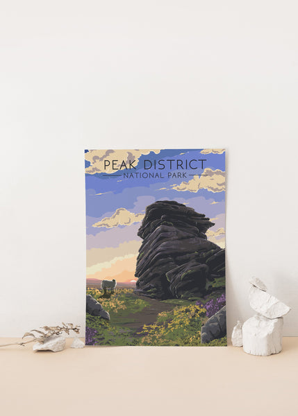Peak District National Park Travel Poster