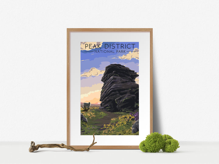 Peak District National Park Travel Poster