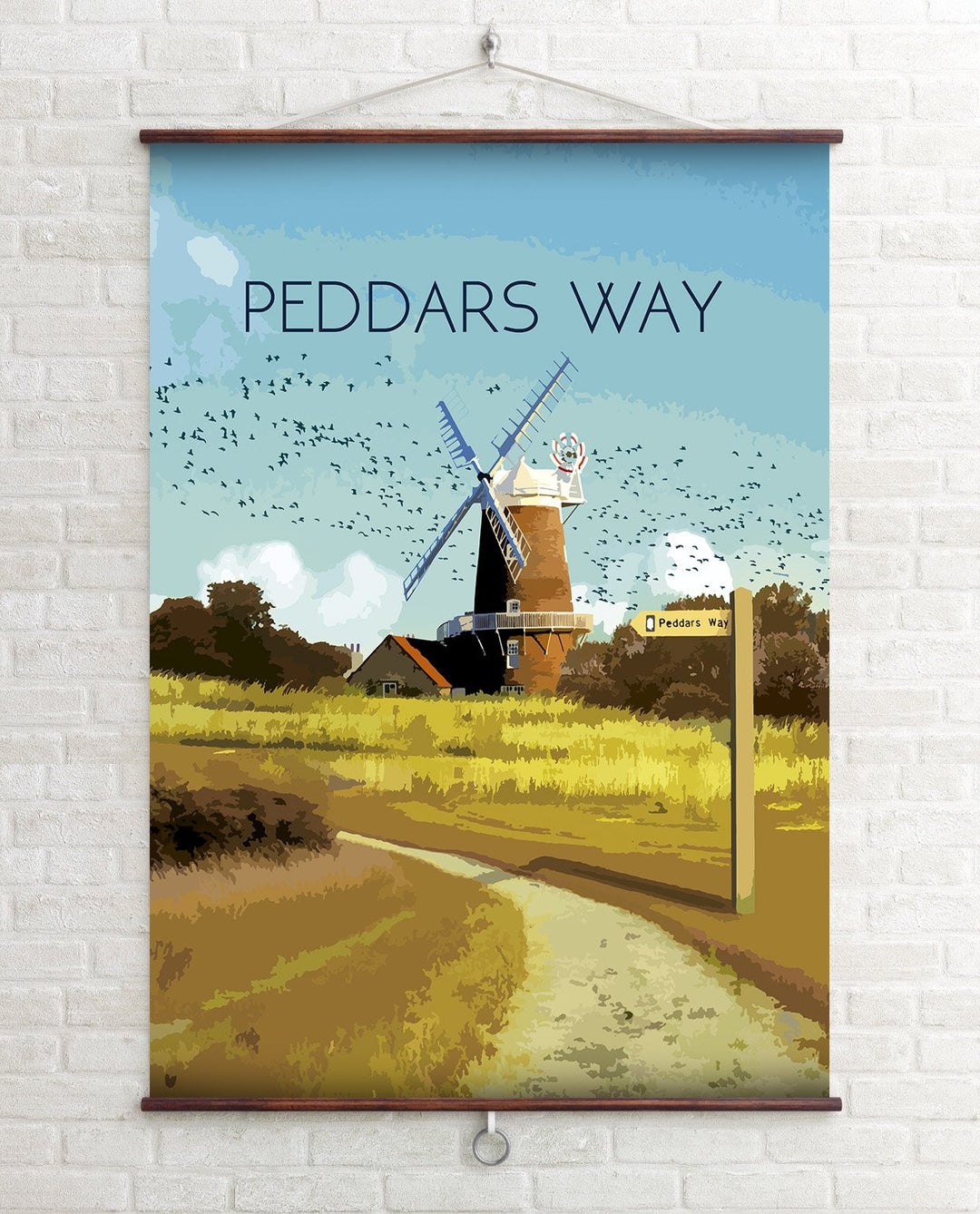 Peddars Way National Trail Travel Poster