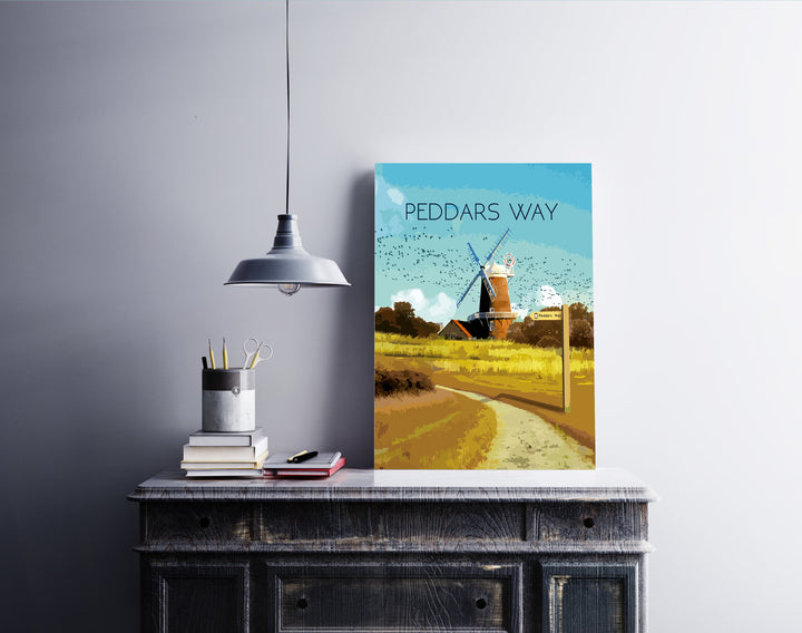 Peddars Way National Trail Travel Poster