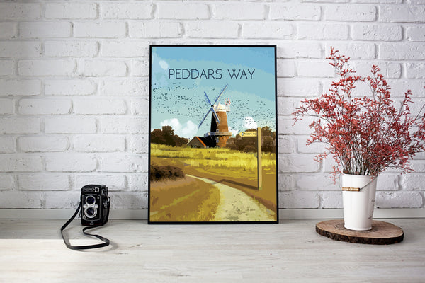 Peddars Way National Trail Travel Poster