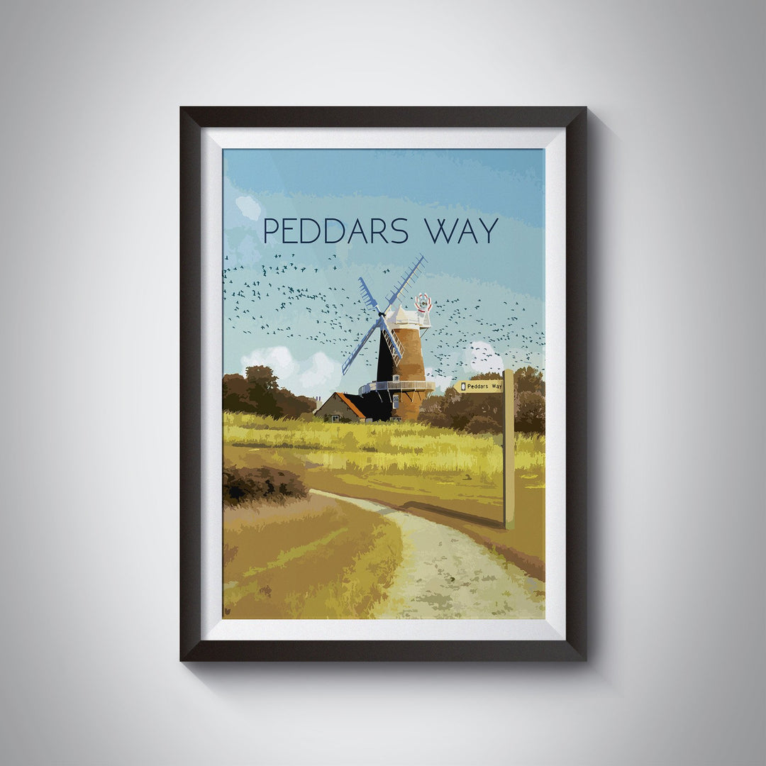 Peddars Way National Trail Travel Poster