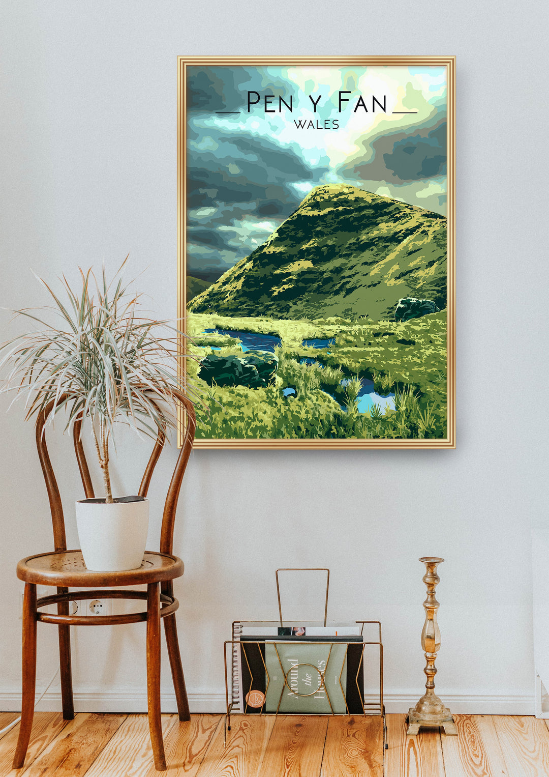 Pen Y Fan Brecon Beacons Wales Travel Poster