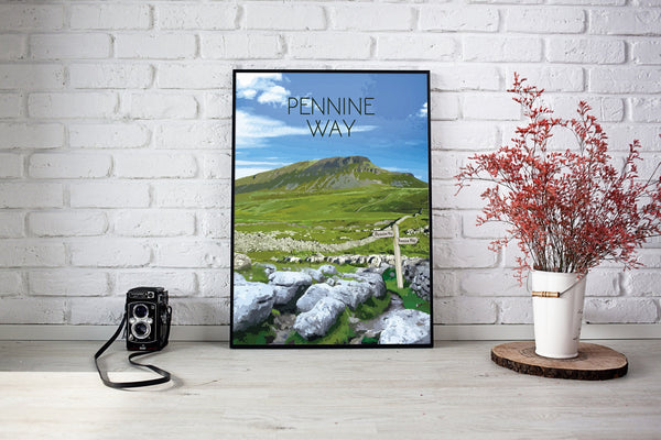 Pennine Way National Trail Travel Poster