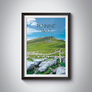 Pennine Way National Trail Travel Poster