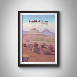 Petrified Forest National Park Travel Poster