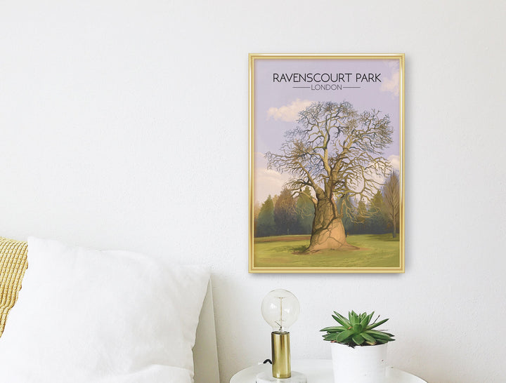 Ravenscourt Park London Travel Poster