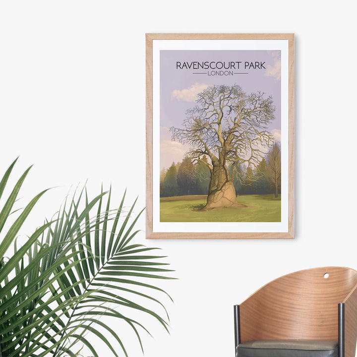 Ravenscourt Park London Travel Poster