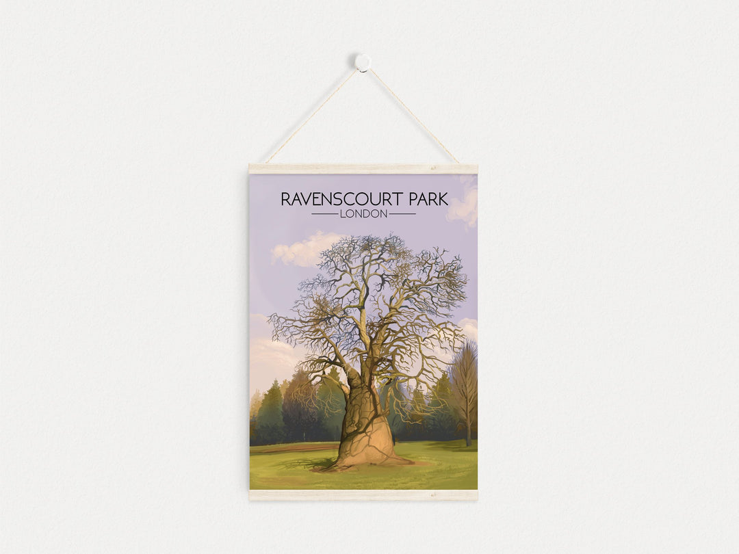 Ravenscourt Park London Travel Poster