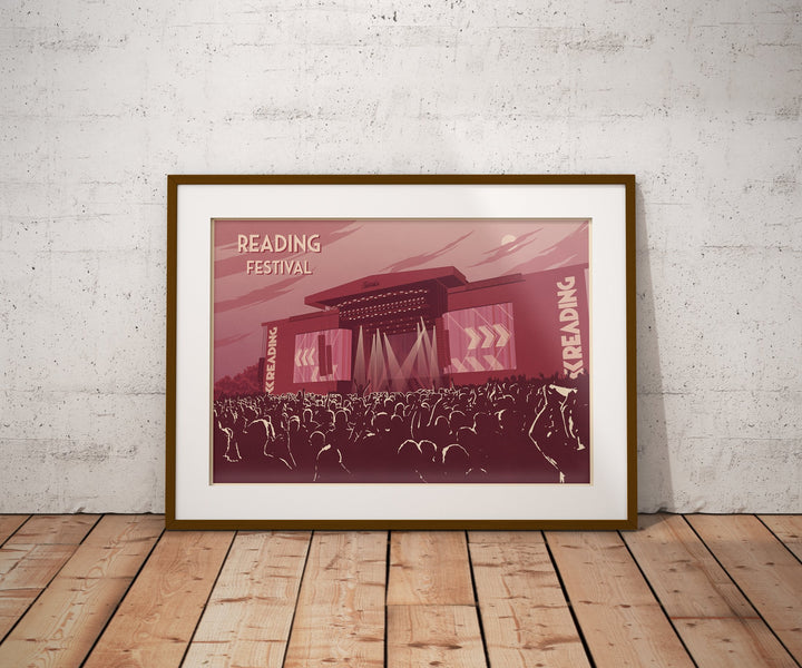 Reading Festival Travel Poster