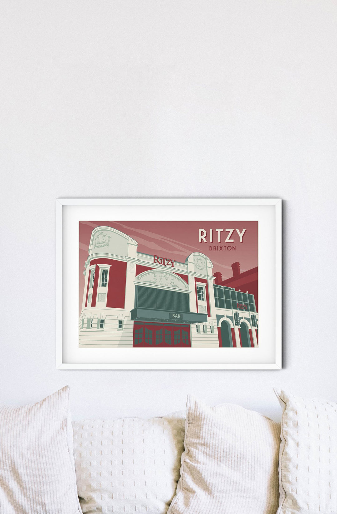 Ritzy Cinema Brixton London Travel Poster