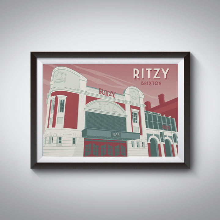 Ritzy Cinema Brixton London Travel Poster