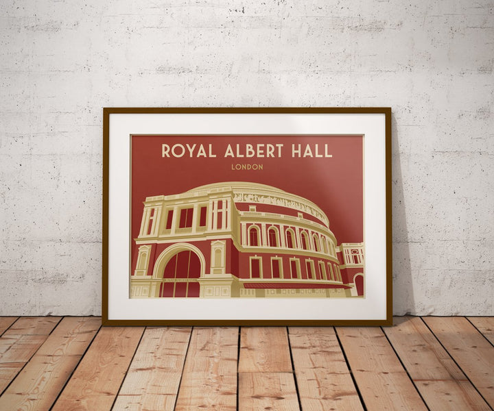 Royal Albert Hall London Travel Poster