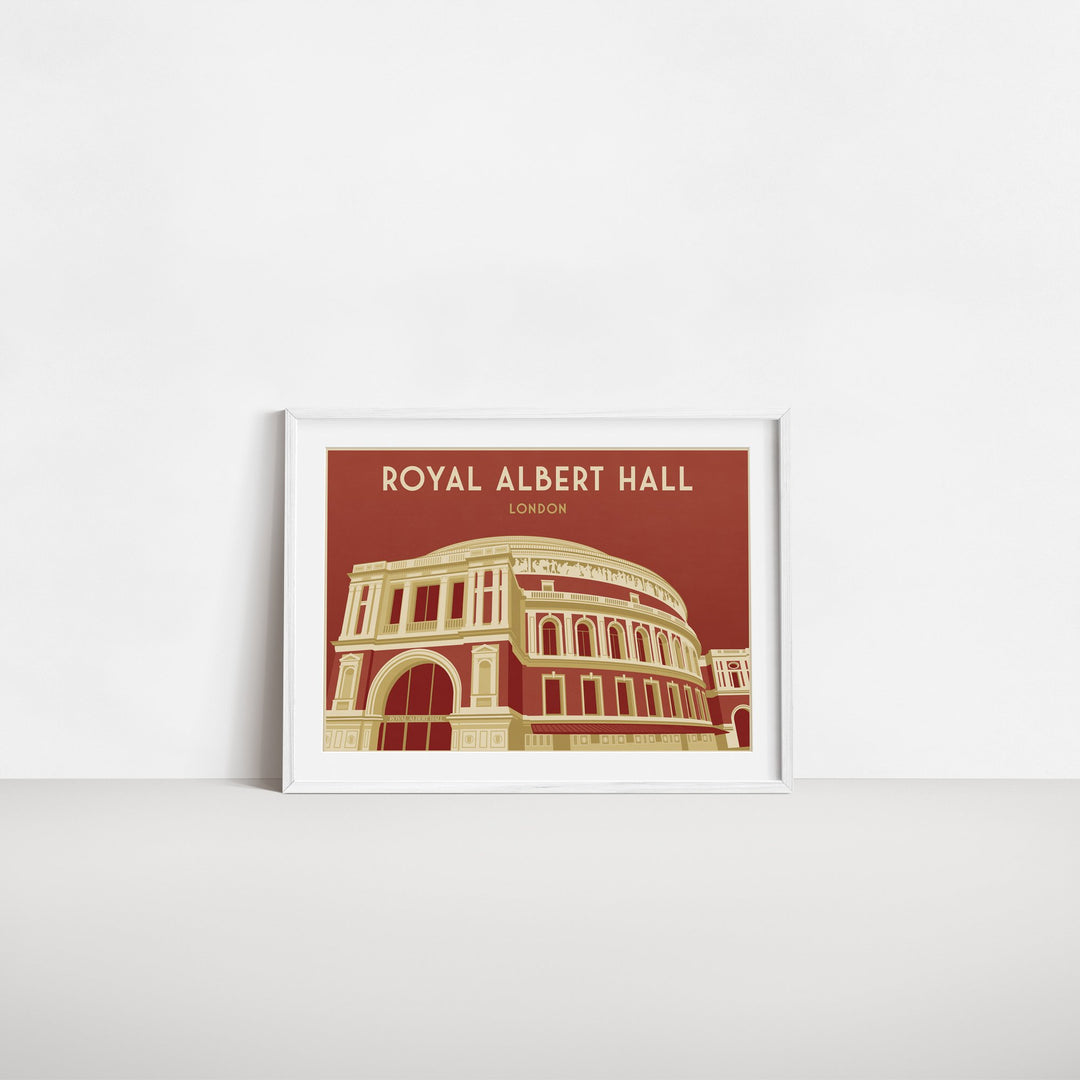 Royal Albert Hall London Travel Poster