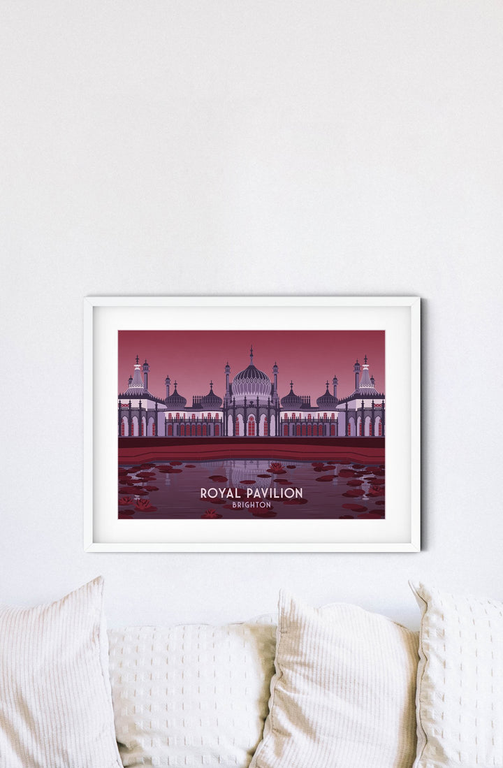 Royal Pavilion Brighton Travel Poster