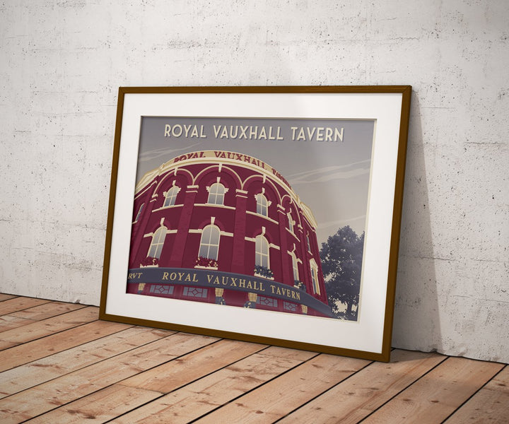 Royal Vauxhall Tavern London Travel Poster