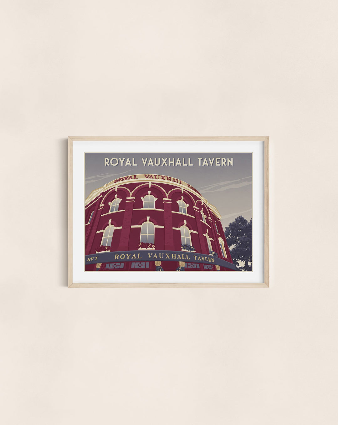 Royal Vauxhall Tavern London Travel Poster