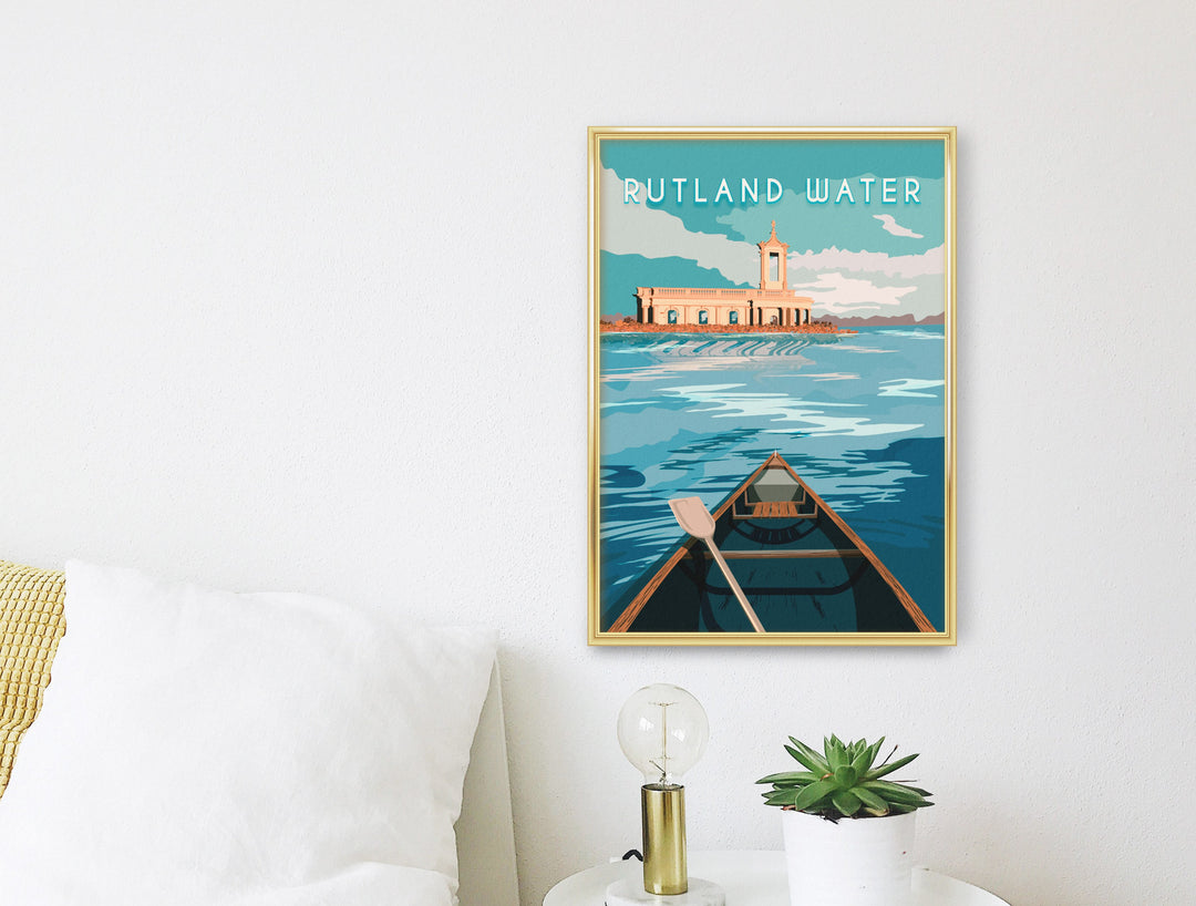 Rutland Water Travel Poster