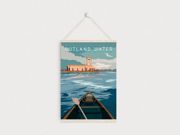 Rutland Water Travel Poster
