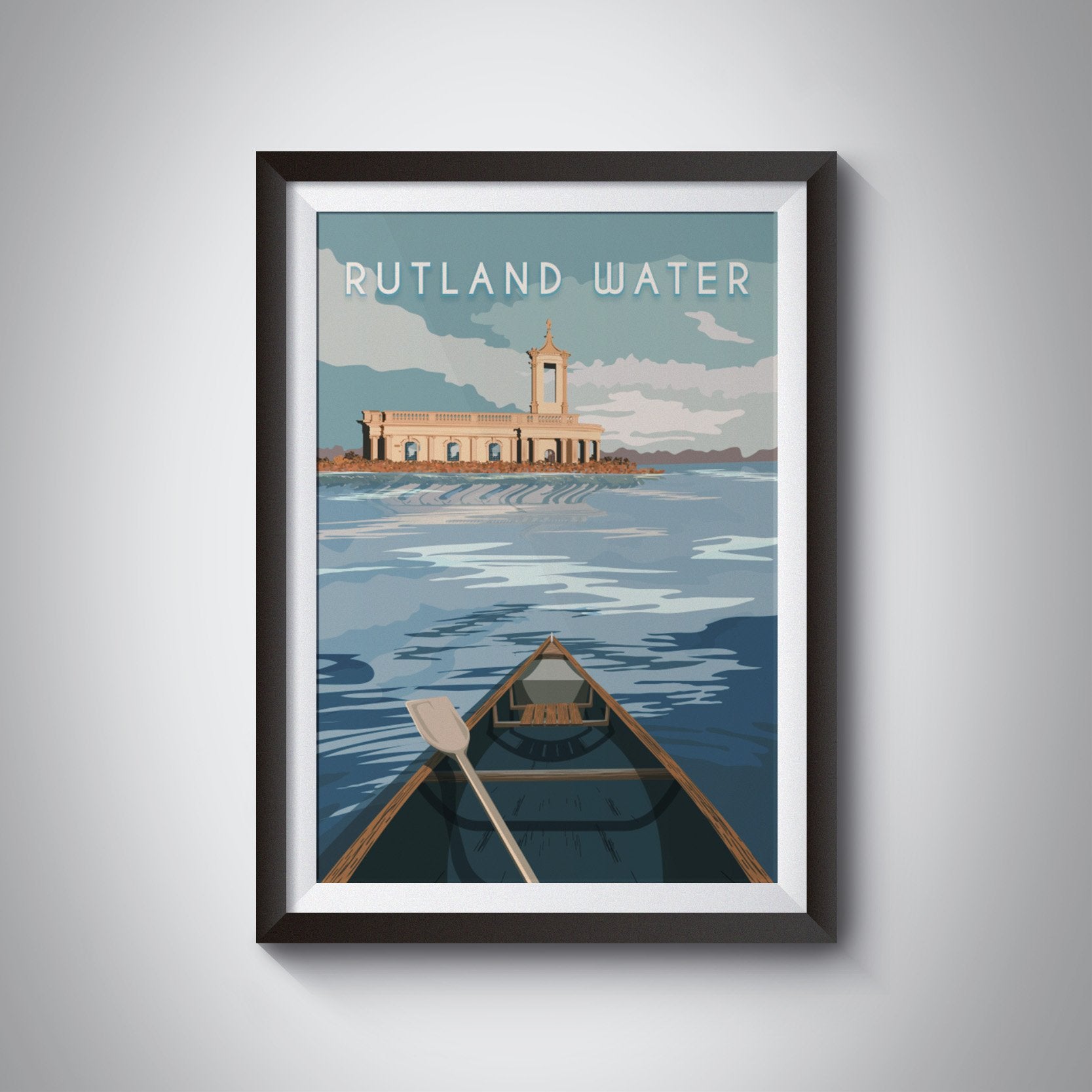 Rutland Water Travel Poster