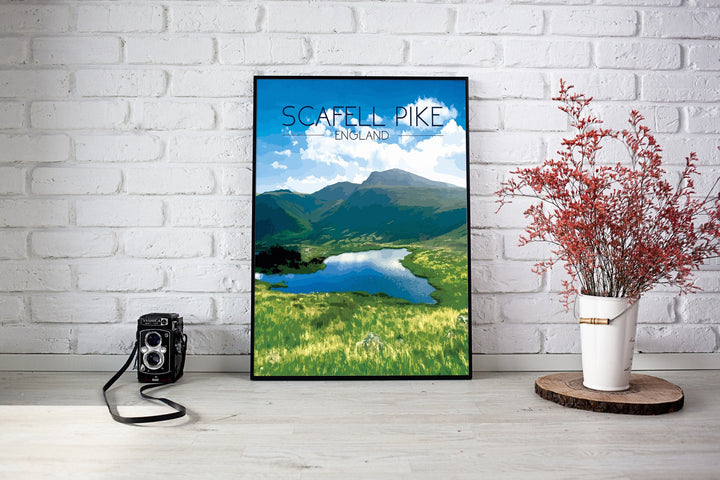 Scafell Pike Travel Poster