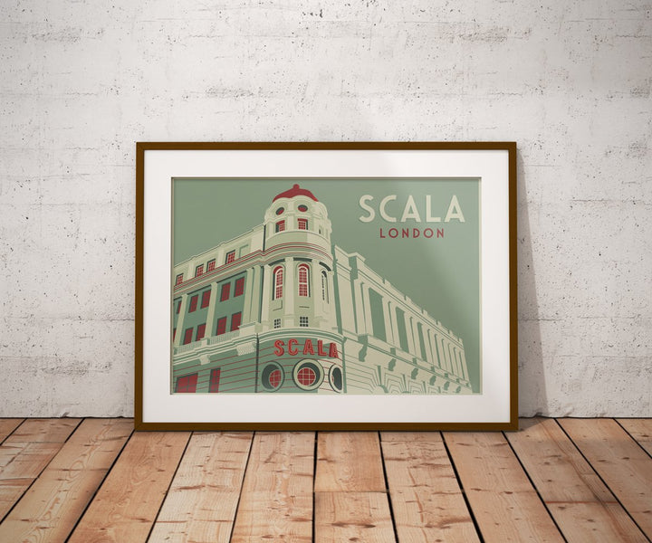 Scala London Travel Poster