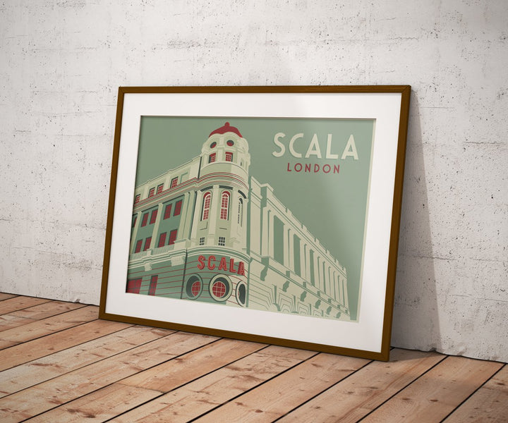 Scala London Travel Poster