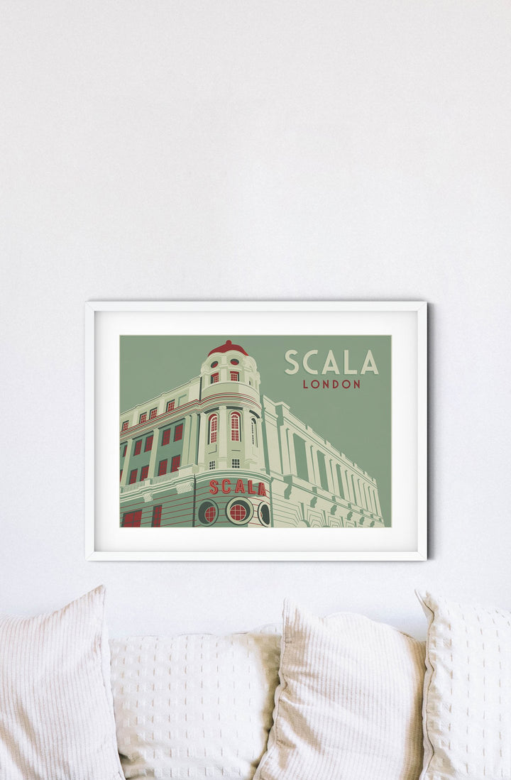 Scala London Travel Poster