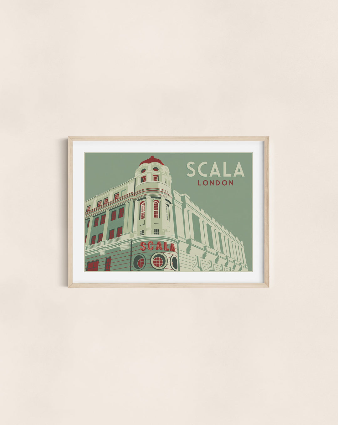 Scala London Travel Poster