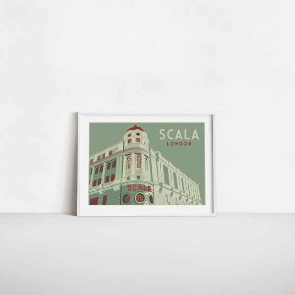Scala London Travel Poster