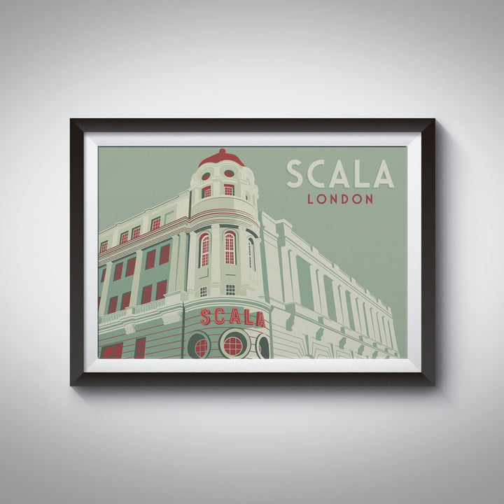 Scala London Travel Poster