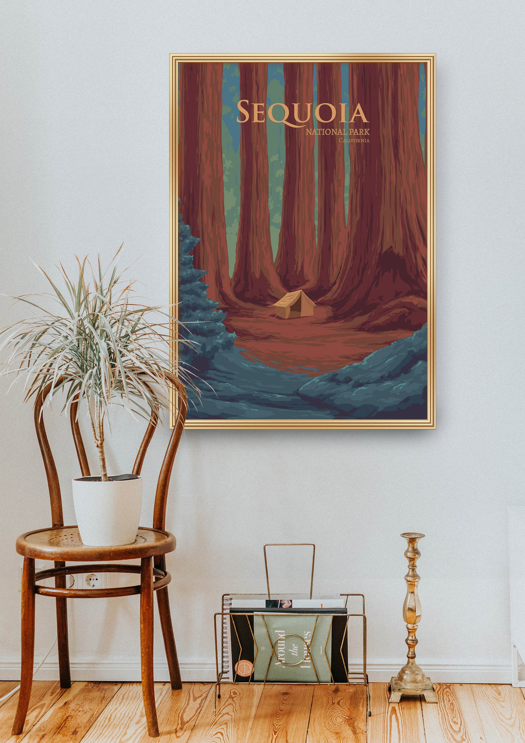 Sequoia National Park Travel Poster