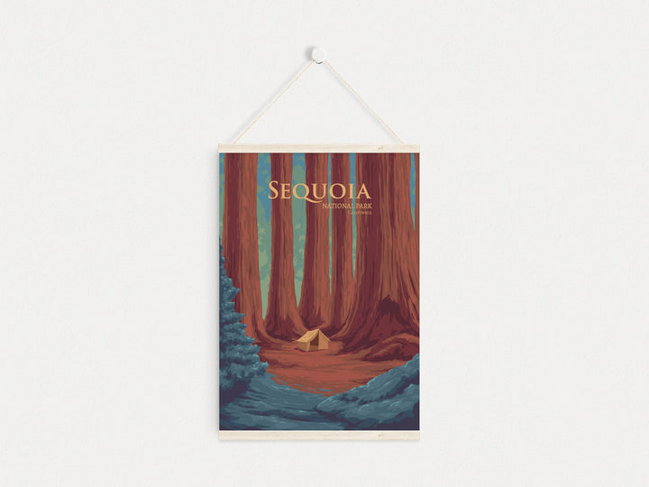 Sequoia National Park Travel Poster