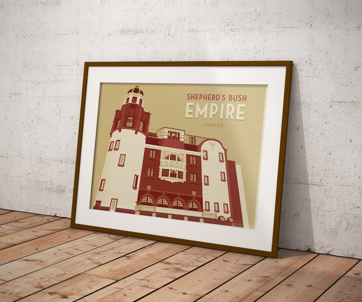 Shepherd's Bush Empire London Travel Poster