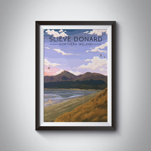 Slieve Donard Northern Ireland Travel Poster