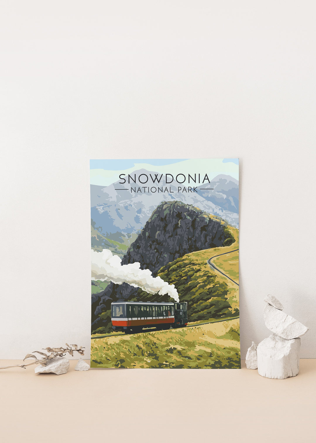 Snowdonia National Park Travel Poster