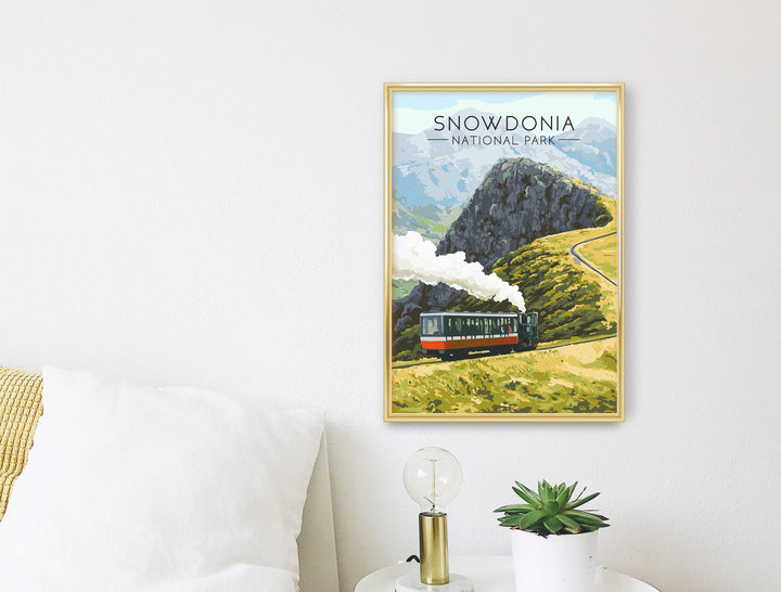 Snowdonia National Park Travel Poster