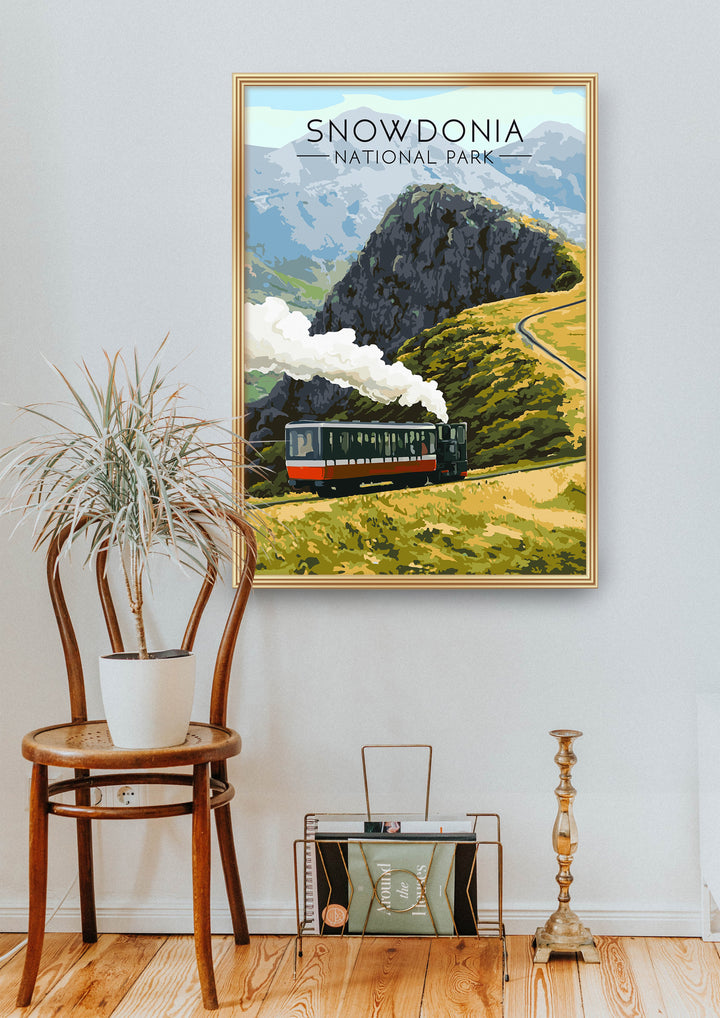 Snowdonia National Park Travel Poster