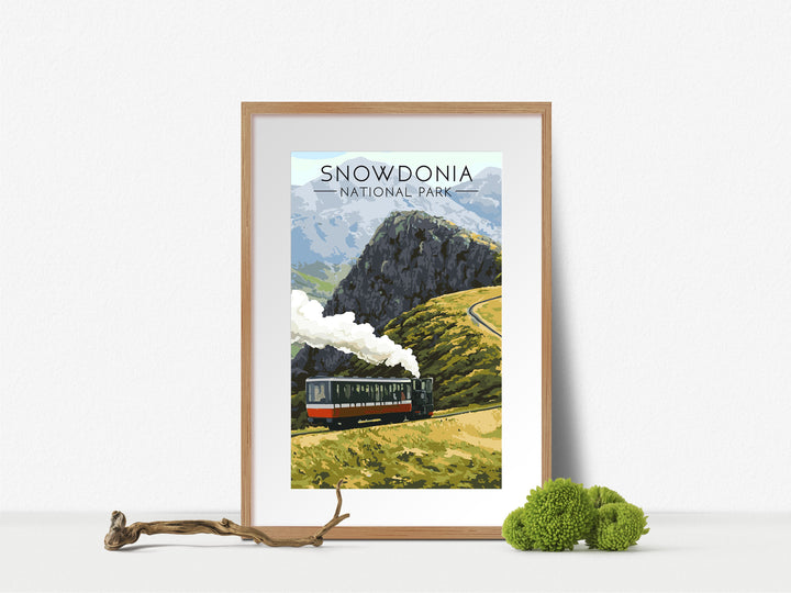 Snowdonia National Park Travel Poster