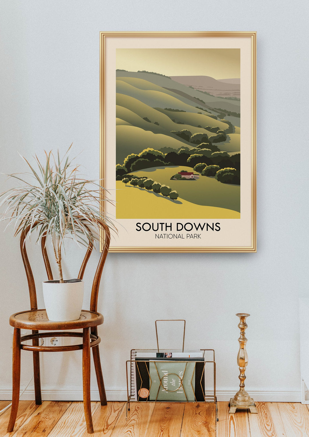 South Downs National Park Modern Travel Poster